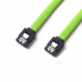 SATA III Data Cable Premium Sleeved Green